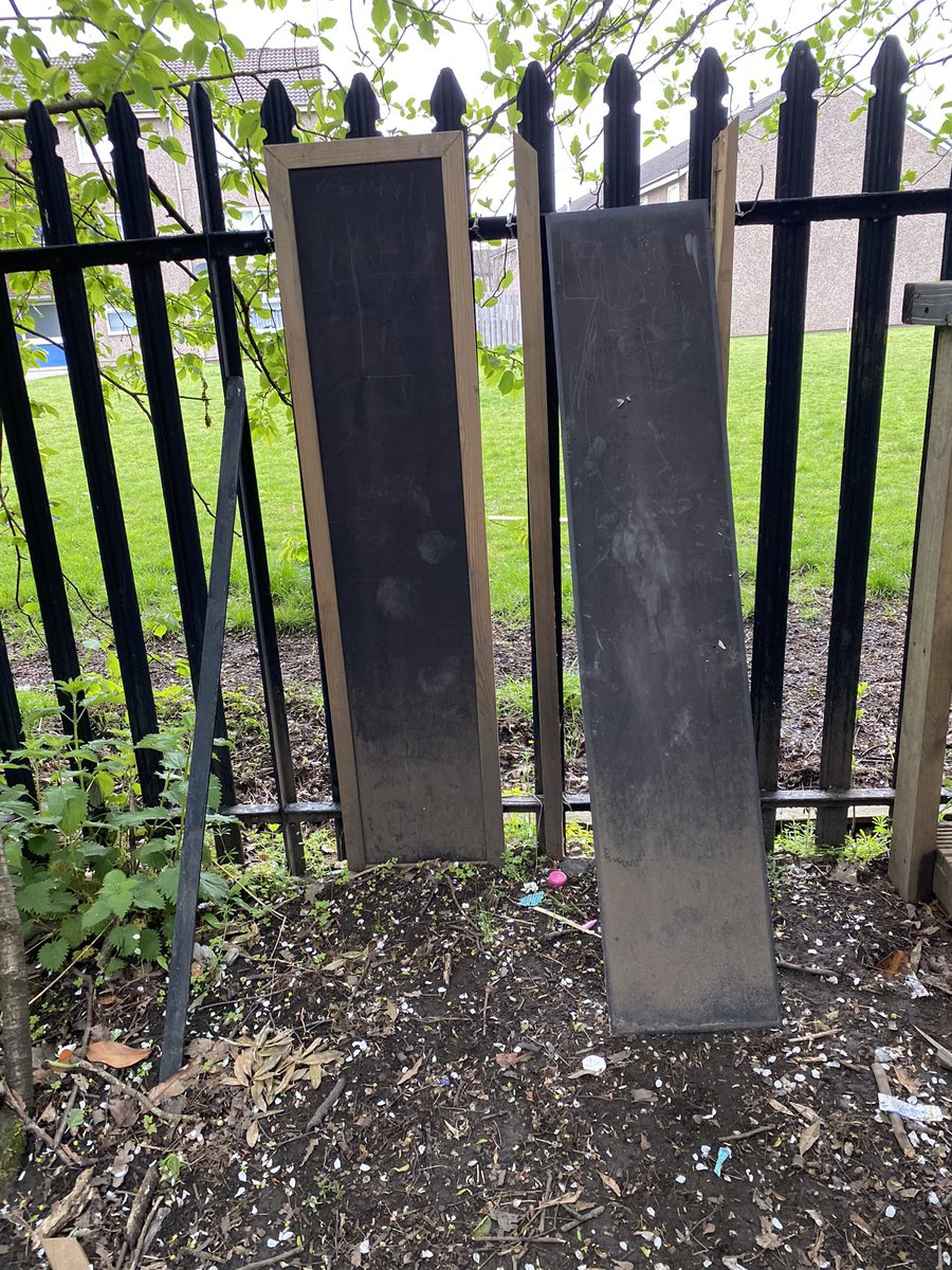 ArklestonSchool's tweet photo. If you use our grounds, respect our property. P1 and 2 will not be happy that their play resources in Beastie Street have been damaged. Know other schools face similar issues. As a community, please help us to maintain our grounds as a safe place for all 😢 https://t.co/Py5X1VX1Z8