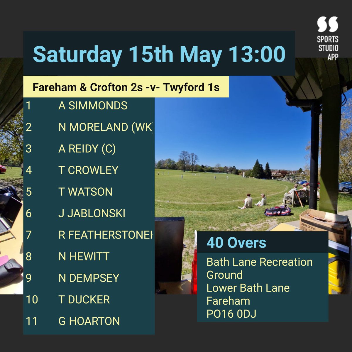 TwyfordCC_Hants's tweet photo. Our HCL teams for Saturday 15th, strong representation again from our junior sections #uptheford https://t.co/EkHsmcJKh5