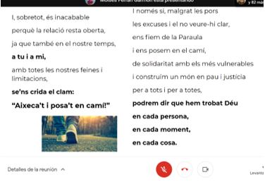 RodriguezMC's tweet photo. Comencem el segon dia d' #EquipsDirectiusJE reflexionant amb l'inici del dia: "Aixeca't i posa't en camí"

I tu, com ho fas?

@JesuitesEdu https://t.co/mpnQglmvo6