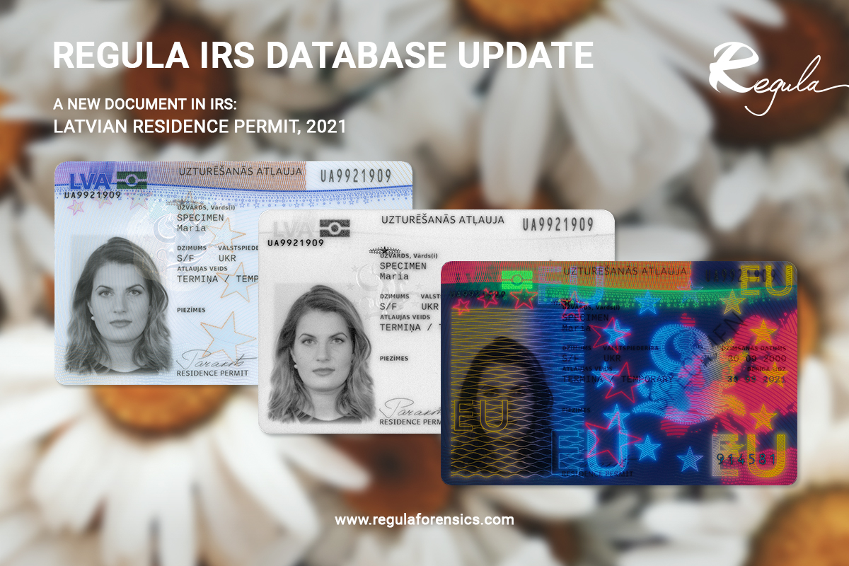 Regulaforensics on X: In April we added 3 new banknotes and 4 new  documents to Regula Information Reference Systems (IRS). One of the added  documents is the Latvian residence permit (2021), that