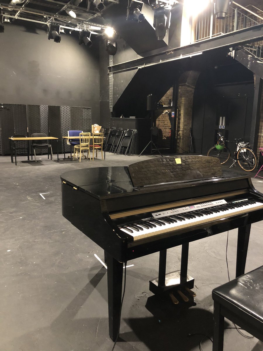 Felt good to be back rehearsing in a Theatre last night! 😍