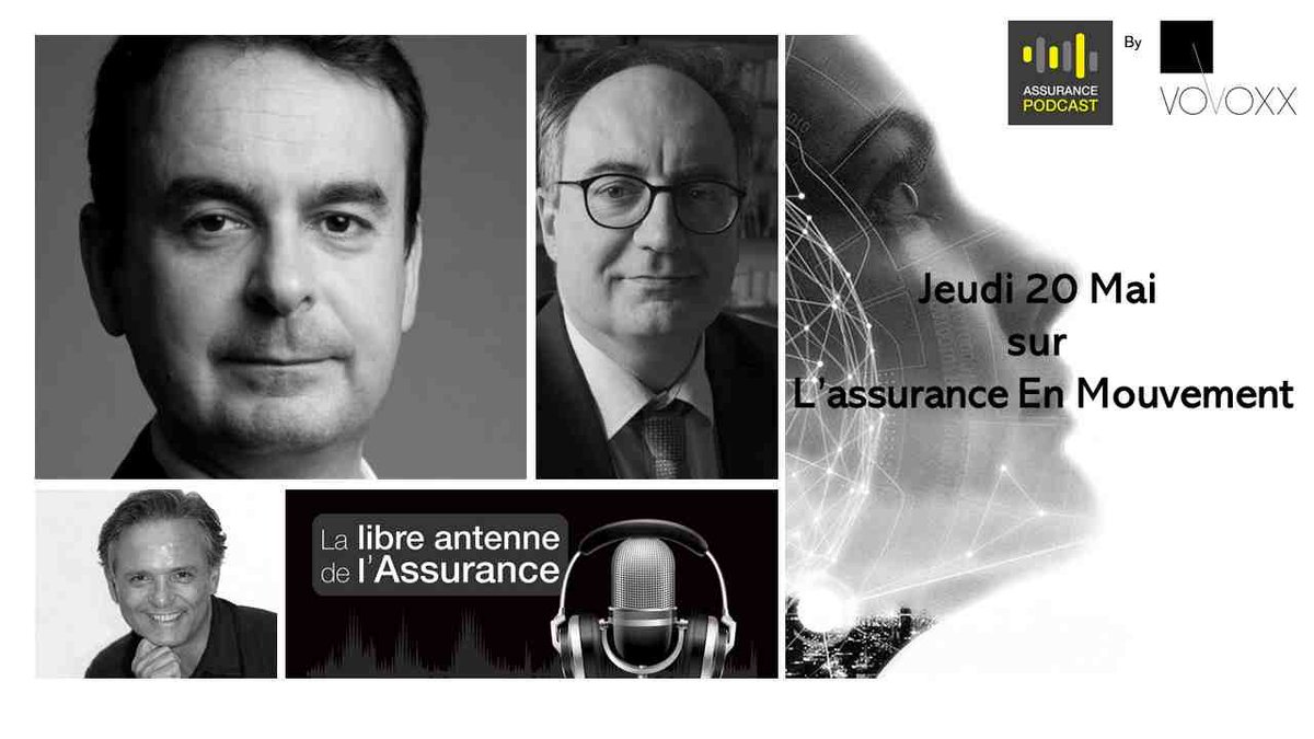 VovoxxPro's tweet photo. Jeudi 20 Mai : libre antenne #AssurancePodcast avec @MignotEric @plussimple_fr @jeanlucgambey @JCharlesNAIMI  #Assurance  #TransformationAssurance #Assurance #Prévoyance @LAMBIJOUEmma @ViggianiCeline https://t.co/Mc4ai7v73p https://t.co/QJXjH1woqs