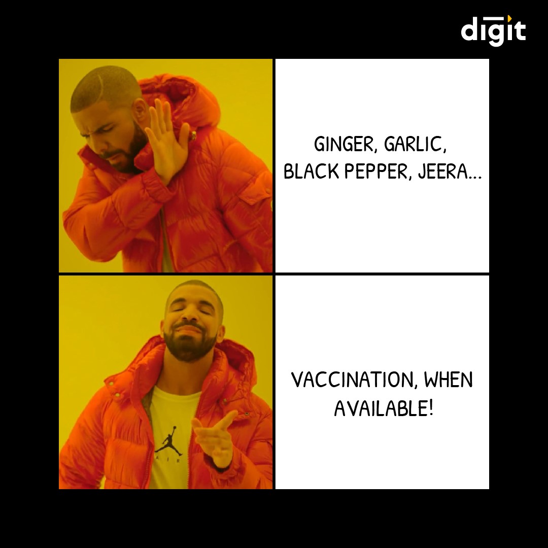 heydigit's tweet image. Let’s breathe a little today, let's laugh a little with some light-hearted humour! Maybe we will be sending some positive vibes into the universe 🙂
#GoDigit #DigitSimplifies #COVID19 #Vaccination #Vaccine #MemeFridays #Memes #MemesDaily #Memeoftheday