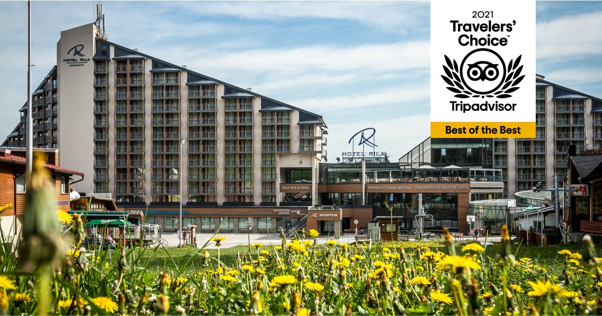 Today hotel Rila, Borovets received Travellers’ Choice Award 2021! THANK YOU for your valuable feedback.
Looking forward to welcoming you again to create together more memorable vacations and unforgettable events!