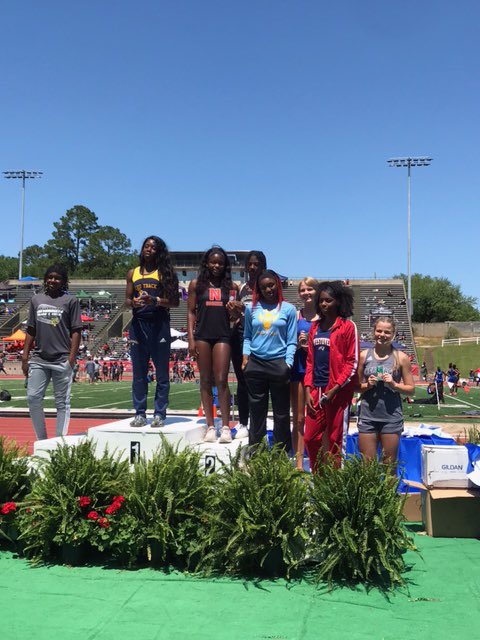 Congratulations Shaliyah Hood for finishing as the state runner up in the high jump. So excited for her!