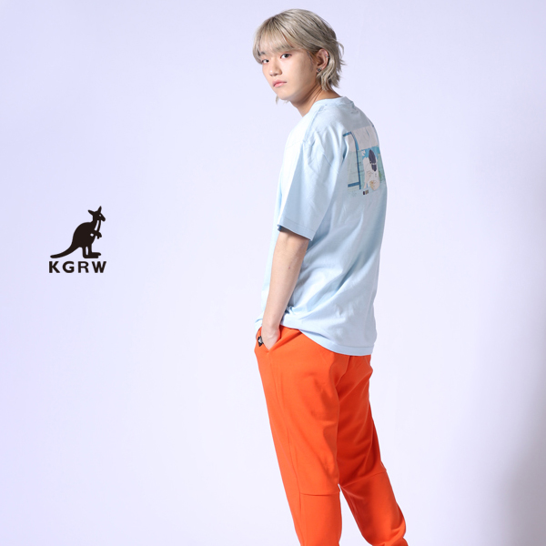 レイクレてっちゃん KANGOL REWARDコラボTシャツ てっちゃん×KANGOL REWARD コラボ半袖Tシャツ