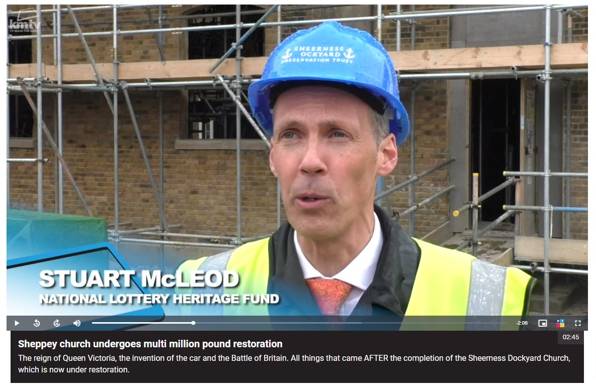 The National Lottery Heritage Fund London & South (@heritagefundl_s) on Twitter photo Yesterday our Director <a href="/StuartMcLeod10/">Stuart McLeod</a> visited the <a href="/Dockyardchurch/">Dockyard Church</a> #heritage project in #Sheerness and shared with <a href="/Kent_Online/">KentOnline</a> the ambitions behind one of the key restoration projects in the South of England. kentonline.co.uk/kmtv/video/she… Yesterday our Director <a href="/StuartMcLeod10/">Stuart McLeod</a> visited the <a href="/Dockyardchurch/">Dockyard Church</a> #heritage project in #Sheerness and shared with <a href="/Kent_Online/">KentOnline</a> the ambitions behind one of the key restoration projects in the South of England. kentonline.co.uk/kmtv/video/she…