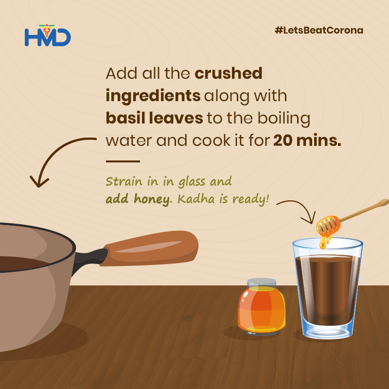 hmdhealthcare's tweet photo. Consuming immunity-boosting #kadha and taking proper rest can help #Covid19 patients recover faster. Sharing the recipe of this live-saving kadha that you can easily make at home using ingredients you already have in your kitchen.

#KadhaRecipe #ImmunityBooster #HomemadeKadha https://t.co/HoxgedUbxh
