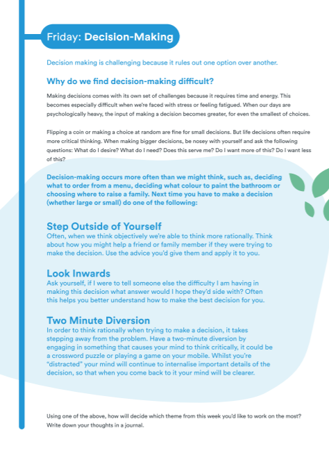 Brother_UK's tweet photo. As #MentalHealthAwarenessWeek draws to a close, we've left the most poignant theme until last - decision-making. Decision-making occurs in all walks of life, from which route shall I take to work, to what shall I have for dinner? https://t.co/ZNXHLfNROj https://t.co/3Ef0YcFlLK