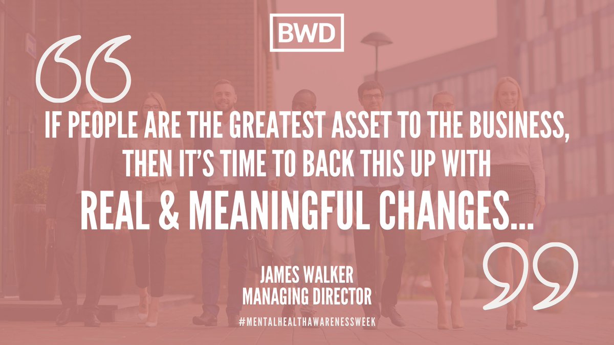 BWDSearch's tweet photo. The introduction of the 4-day-work-week at BWD was part of our drive to make the health &amp; wellbeing of our employees the number one priority of the company.
#mentalhealthawarenessweek #mentalhealthatwork #mentalhealthintheworkplace #mentalhealthmatters #myday #bwdlife https://t.co/aSLbhsjZyk