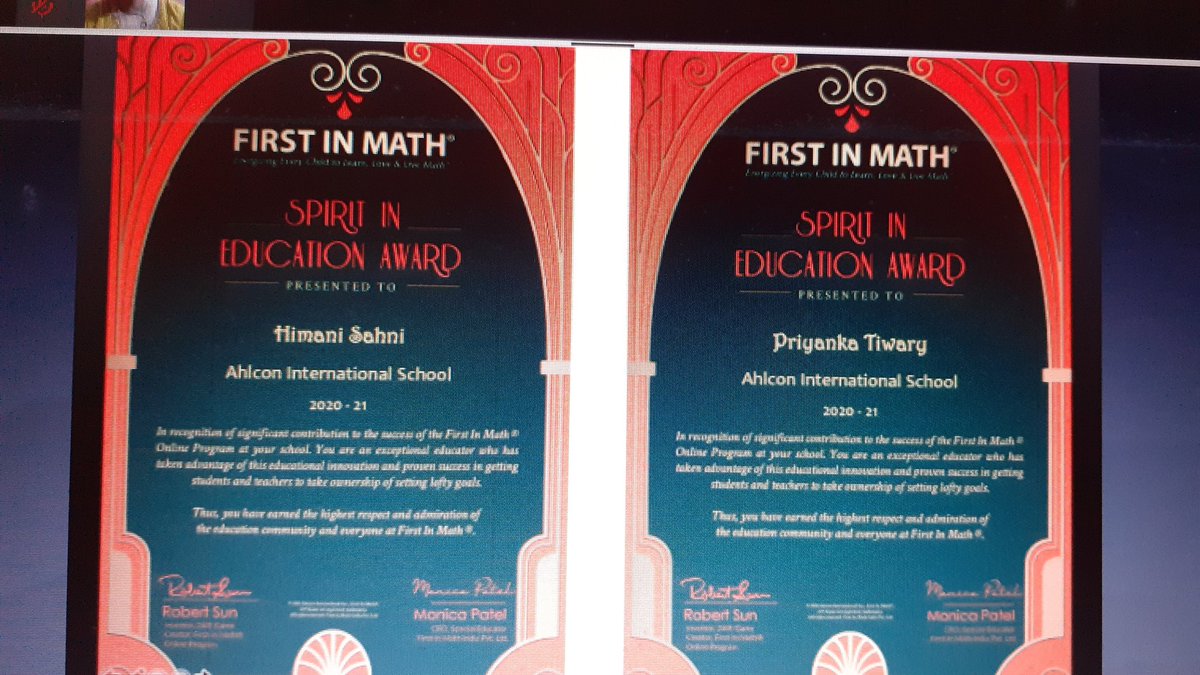 Kavita_gsh's tweet photo. #Ahlconintl Teachers achievements in #FIM
@ashokkp @y_sanjay @gupta_anju9 @AboutImpact @RobertSun24 @Shipra_Srivastv @PriyankaSTiwary @ShalluG77621528 @HimaniSahni4 @DivyaNarula21 @sdg4all https://t.co/pjbBN100TC