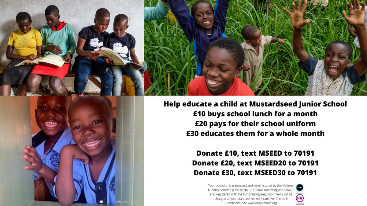 MCSOxford's tweet photo. 📱 Keep these all-important numbers handy for Sunday's concert #Music4Mustardseed

🍏£10 covers a child's school lunch for a month
👚£20 covers a child's school uniform and sports kit
👨‍🎓£30 covers a child's education for a month

#StartSmallGrowGreat https://t.co/q7as0q3b5J