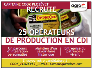 Du travail dans le sud-Finistère chez Capitaine Cook. 25 emplois en CDI à saisir. <a href="/Agromousquetair/">Agromousquetaires</a>  #finistère #bretagne #emplois #job #cdi <a href="/produitenbzh/">Produit en Bretagne</a> <a href="/Team_Breizh/">Team Breizh ❤</a>