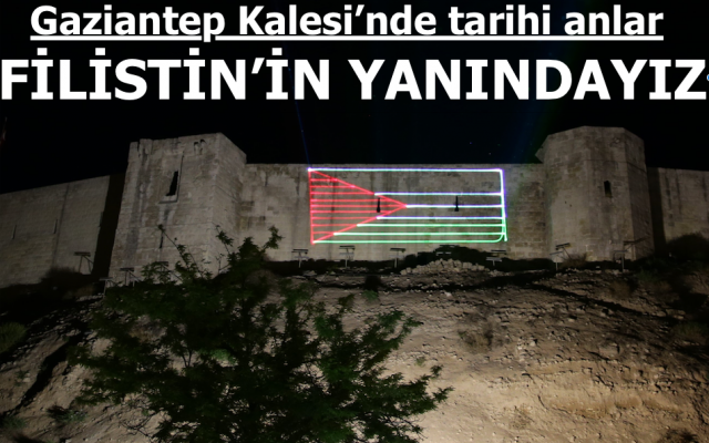 Gazianteppusula's tweet photo. Filistin'e destek amacıyla Gaziantep Kalesi'nde ışık gösterisi yapıldı
https://t.co/bsvCbn0tf9
#gaziantep #filistn #kale #gösteri #destek https://t.co/c18g0Sgc9y