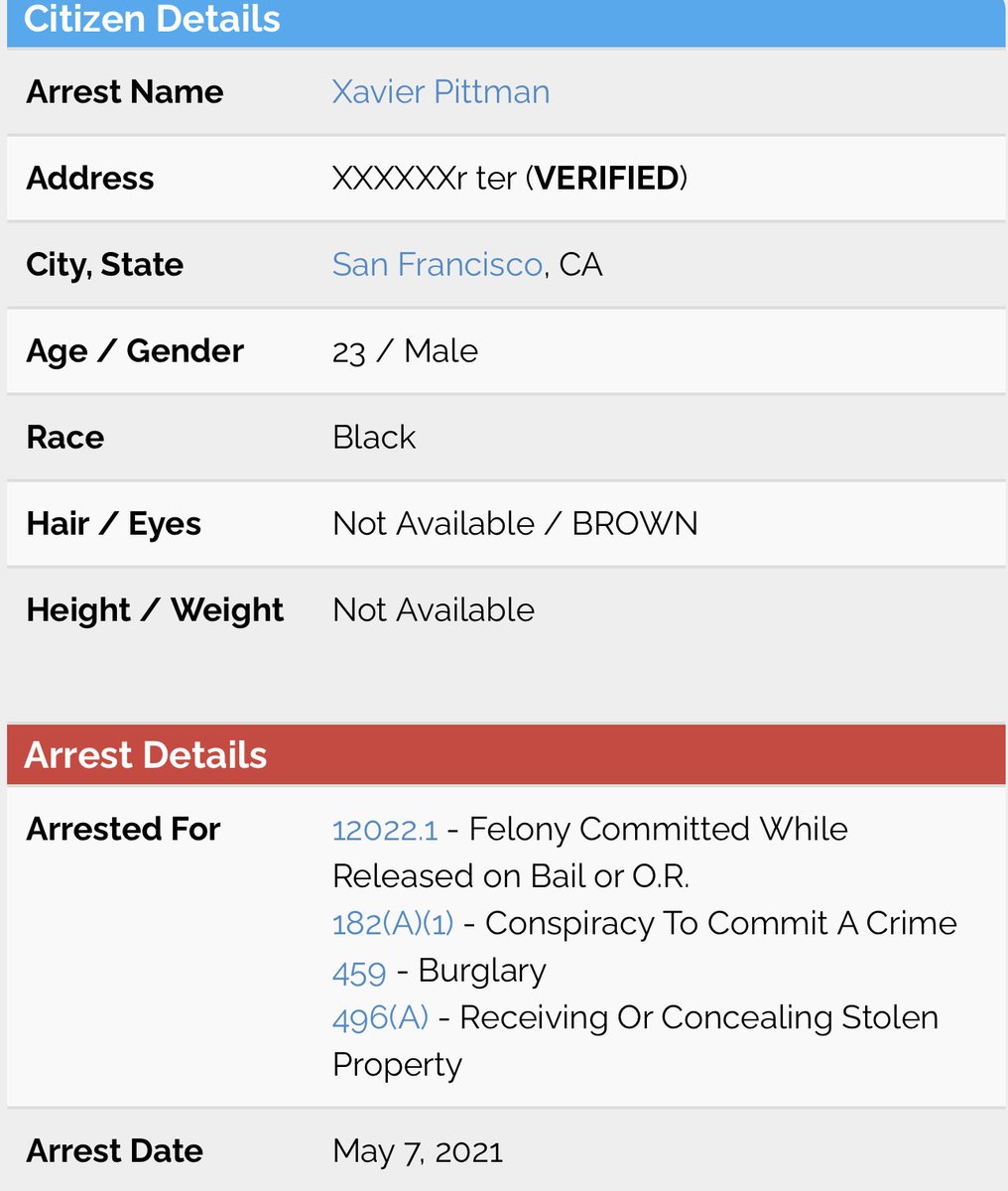 SusanDReynolds's tweet photo. Pittman was shot in the wrist accidentally WHILE COMMITTING A CRIME for which he was ARRESTED, adding to his already lengthy record — at age 21. @SFPD chief: “I’m sorry!” Pittman’s attorney: “Hope we don’t have to take legal action to get my client compensation.” #OnlySF https://t.co/772sRvX9qM