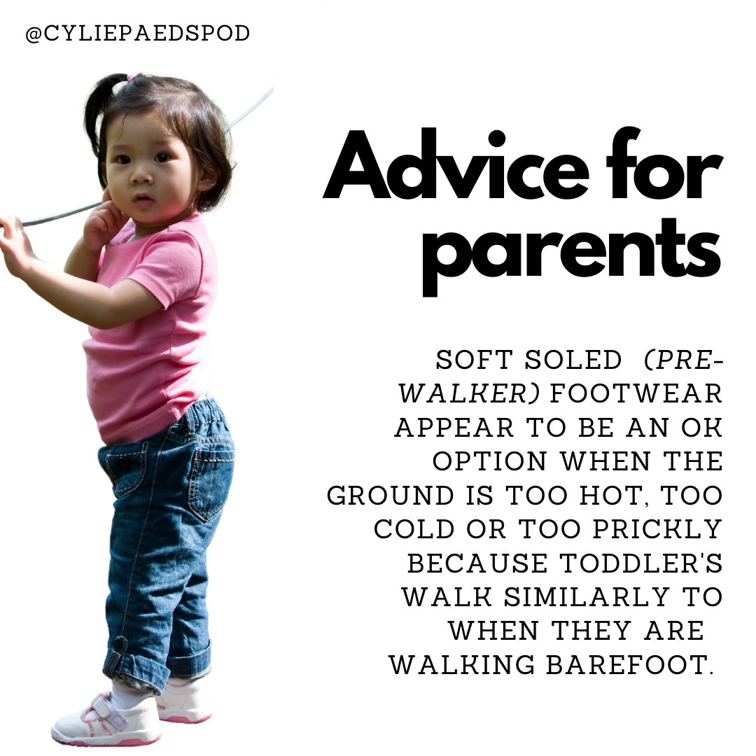 Most health professionals who work with kids, are regularly asked when is the right time for them to wear shoes? 
Link to full article here: 
journals.plos.org/plosone/articl…

#research #gait #peadiatric #footwear