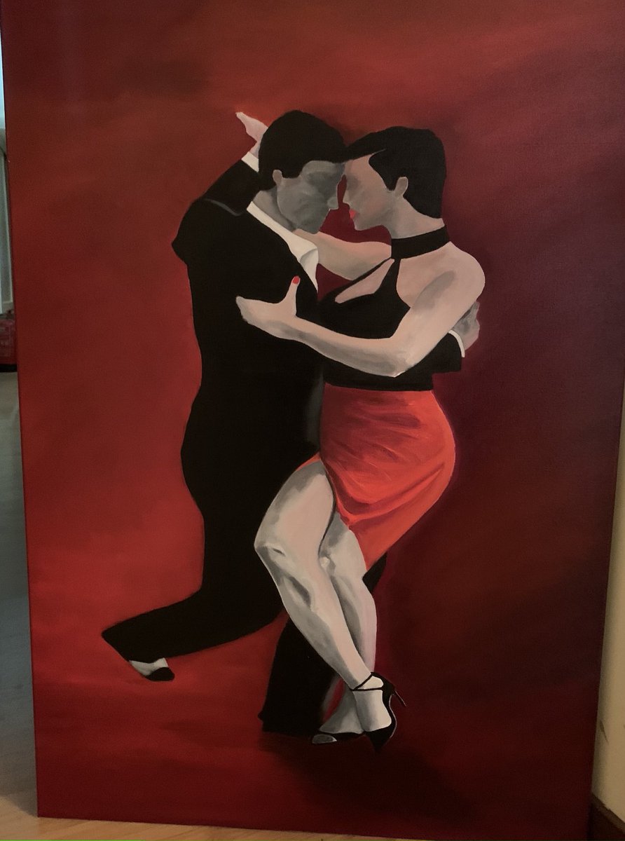 Almost finished, oilpaint, 70x100 cm
