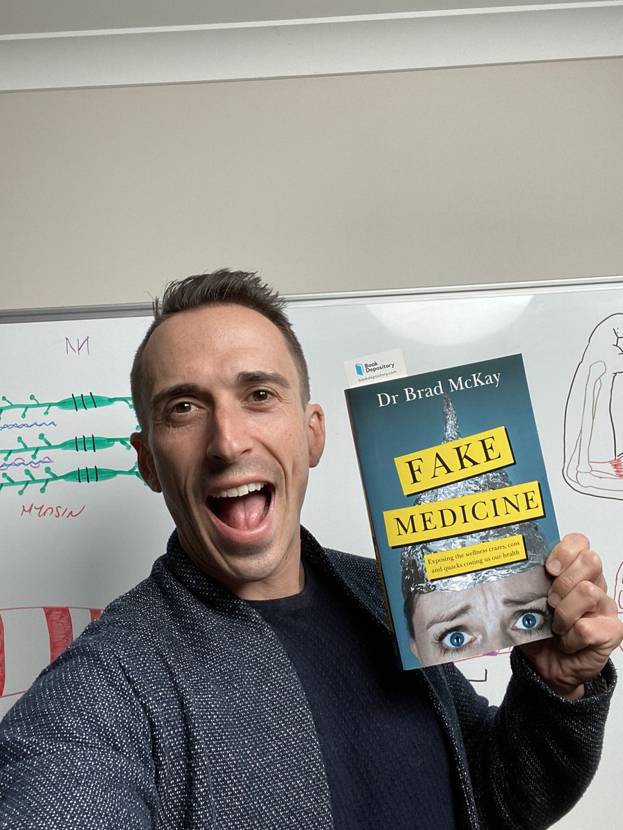 If you haven’t yet read @DrBradMcKay new book ‘Fake Medicine’ then you are missing out!
It’s a wonderful book following Dr Brad’s journey through the land of Health and Quackery. 
Everyone should read this book!
#MedTwitter #MedEd #FOAMed #fakemedicine
