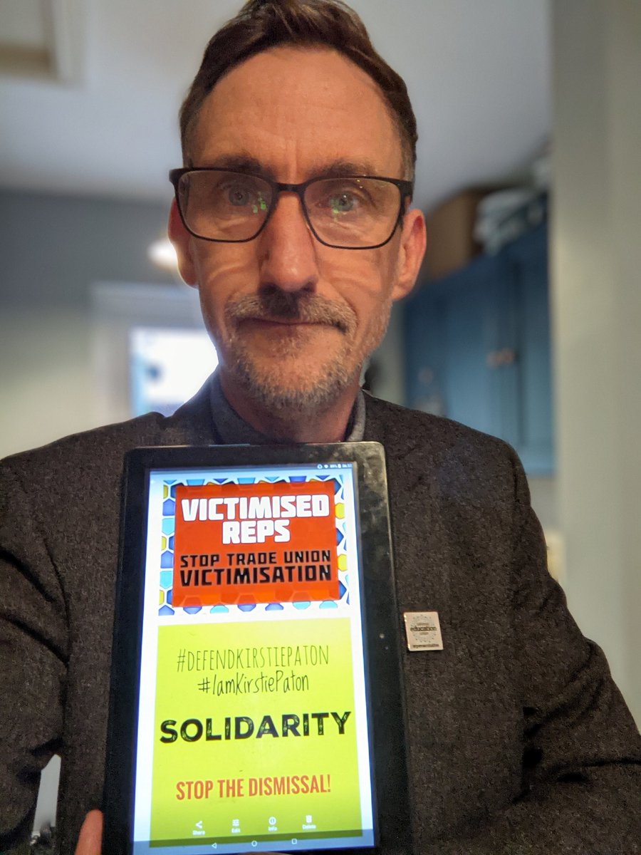 <a href="/cathsmi87286539/">Cath Smith</a> <a href="/joncoles01/">Jon Coles</a> <a href="/stevebelk/">Steve Belk</a> <a href="/TheJohnRoan/">The John Roan School</a> <a href="/UnitedLearning/">United Learning</a>
STOP the victimisation of Kirstie Paton!
STOP the dismissal! 
#solidarity from Leicester NEU ✊
<a href="/DefendPaton/">Defend Kirstie Paton</a> <a href="/NEUnion/">National Education Union</a>
#defendKirstiePaton #victimisedreps
#NEUReps #stopvictimisation #defendpaton #IamKirstyPaton