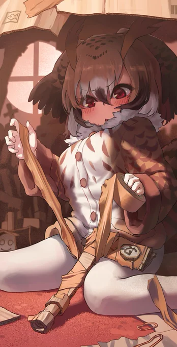 研究開発するミミ助手 #けものフレンズ 