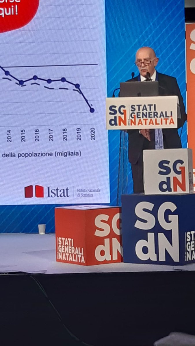 istat_it's tweet photo. ➡️Online le slide "Il linguaggio dei numeri: per dare consapevolezza, senza perdere la speranza“ di Gian Carlo #Blangiardo, Presidente #Istat, presentate in occasione degli Stati Generali della Natalità.
👉 https://t.co/11etHaU87F
#SGDN #14maggio https://t.co/GcCeocN9r3