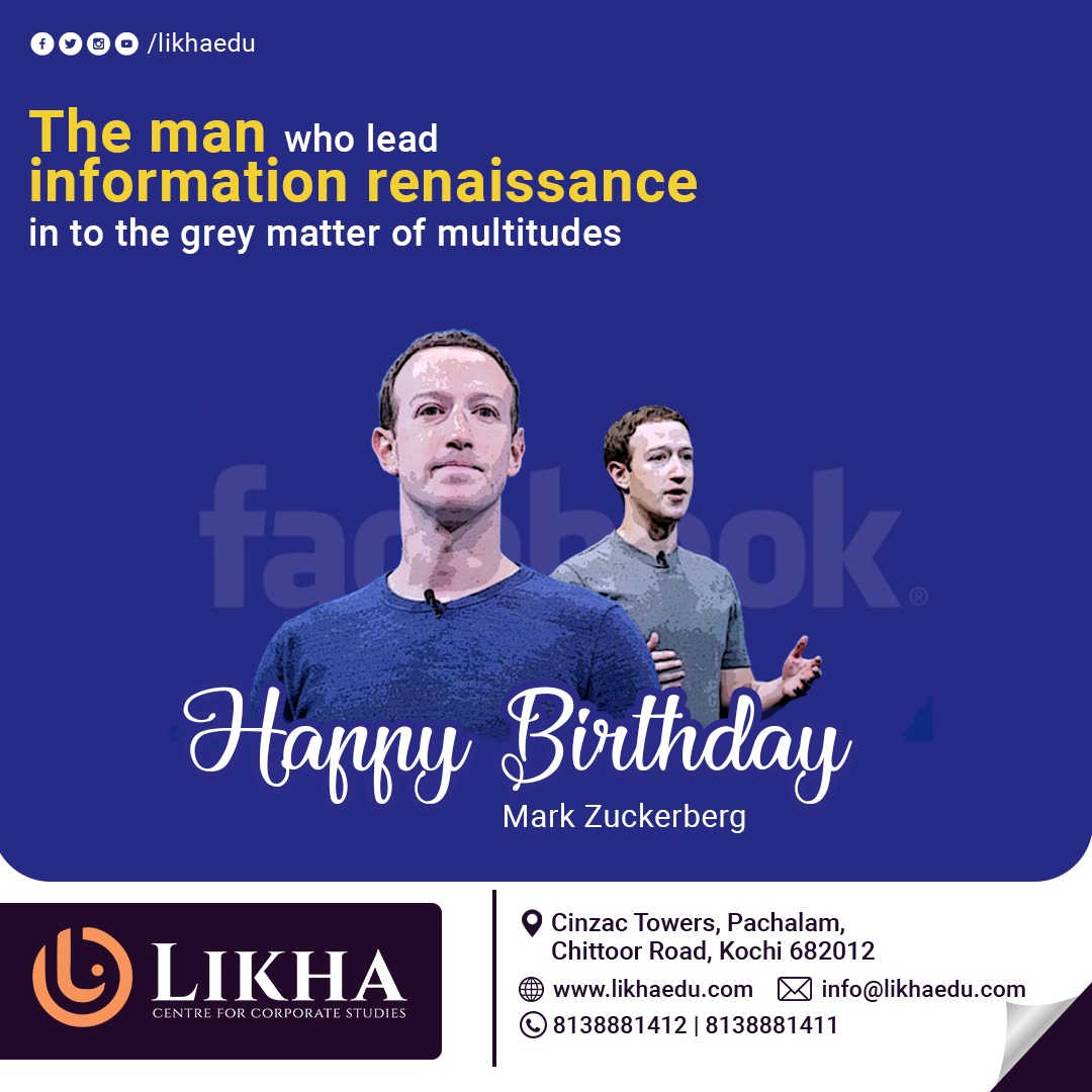 Happy Birthday Mark Zuckerberg 