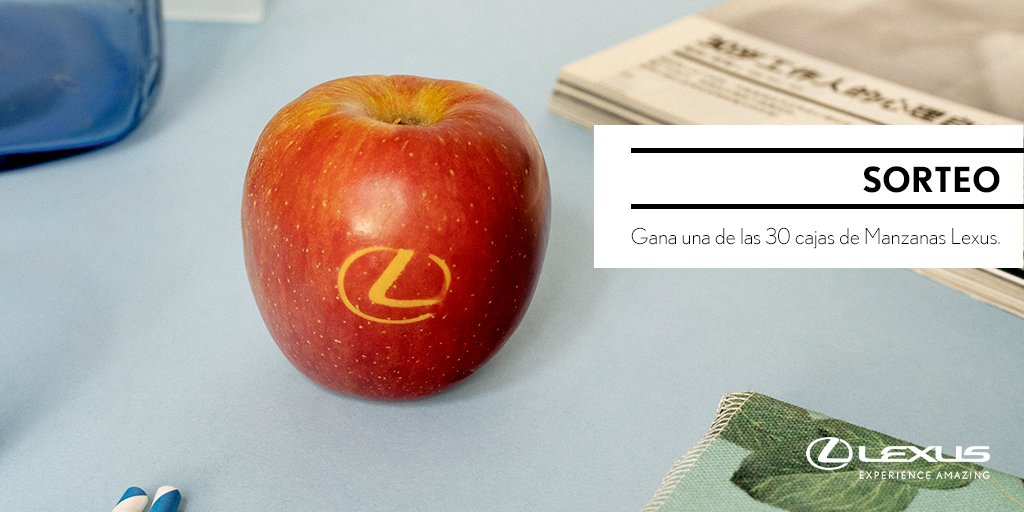 LexusSpain's tweet photo. SORTEO | Haz RT si deseas llevarte una de las 30 cajas que sorteamos del nuevo proyecto en línea con nuestro compromiso con la sostenibilidad y el medio ambiente: Manzanas Lexus: https://t.co/0rm0Ojpjbu. Bases Legales: https://t.co/Y1PC3CBa4H https://t.co/vDijJZYHsu