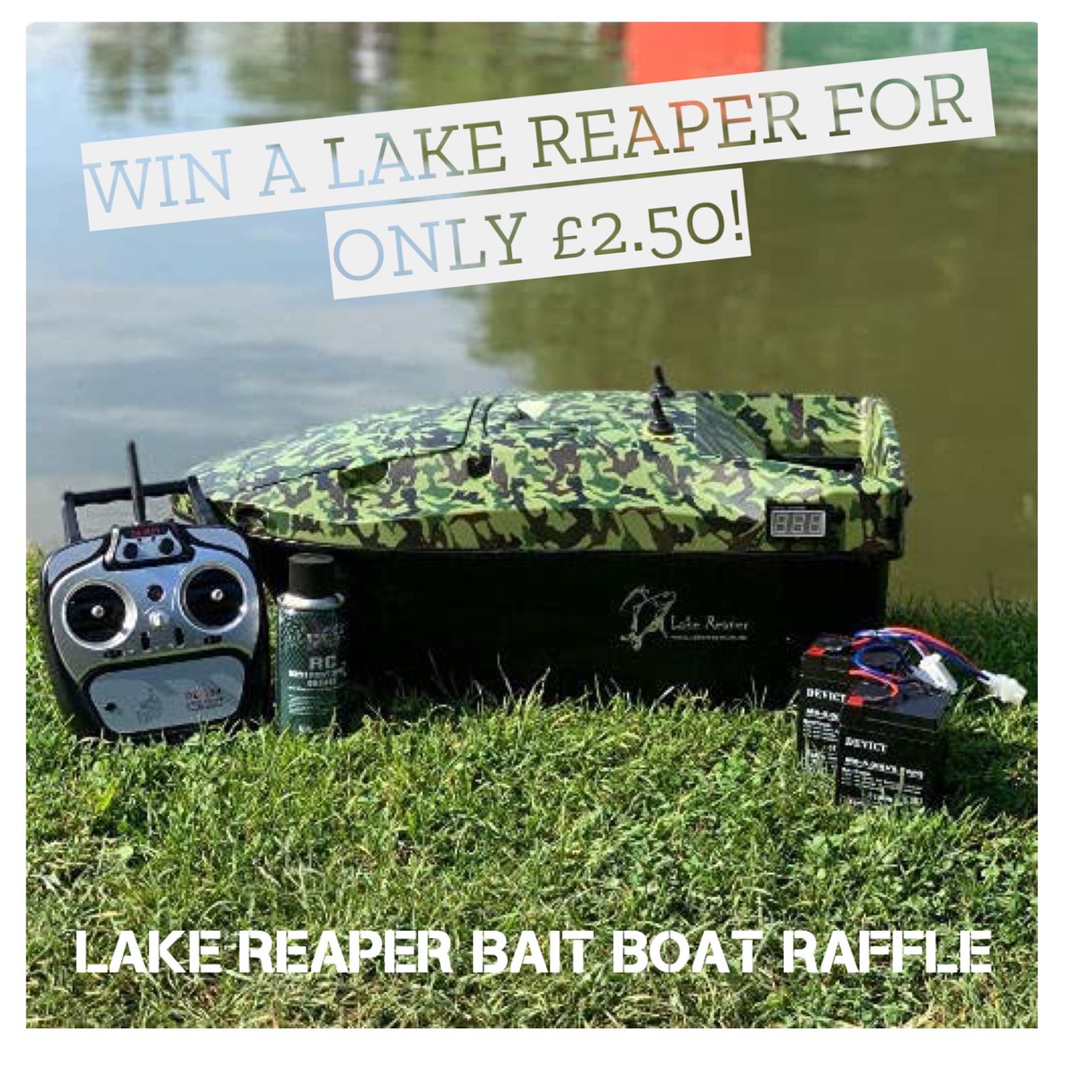 ✨LAKE REAPER BAIT BOAT RAFFLE! ✨

Win a Lake Reaper Bait Boat for only £2.50! 

Click link below for more information! 🎣

raffall.com/233803/enter-r…