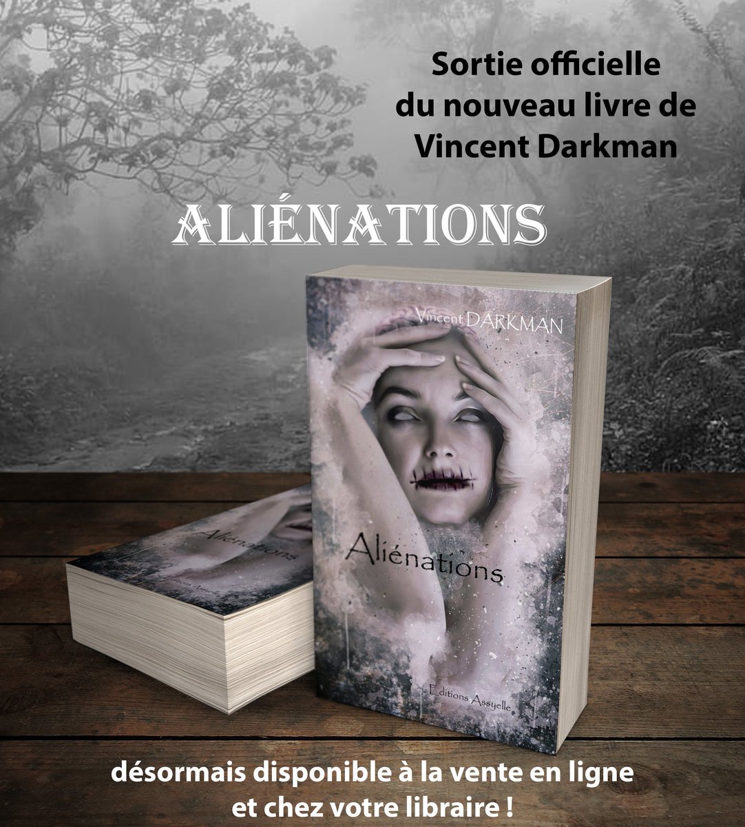 Mon nouveau livre "Aliénations" désormais disponible chez votre libraire !

#alienations 
#VendrediLecture