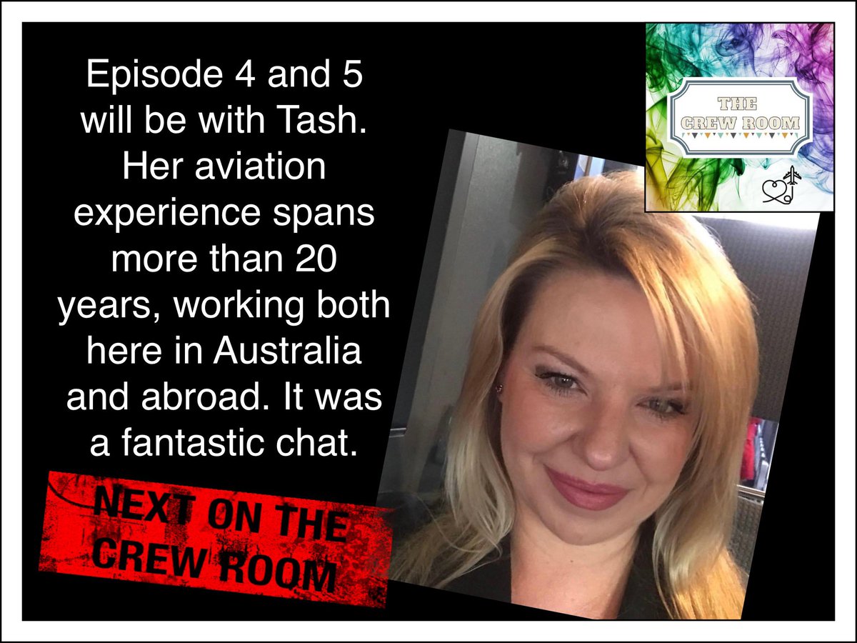 On the next episode of The Crew Room, I chat to my friend Tash. podcasts.apple.com/au/podcast/the… - #crewlife #virginaustraliacabincrew #flightattendant #qantascabincrew #jetstarcabincrew #cabincrewUSA #AVGEEK #aviation #travel #podcast #aviationpodcast