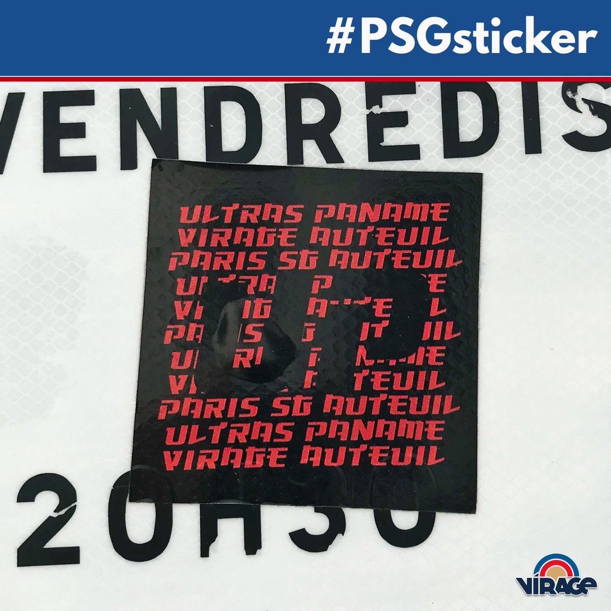 VirageParis75's tweet photo. ๐ด๐ต Coucou les Ultras Paname !
@PSG_inside #Virage #PSGstickers #Paris #Ultras #UP #paname https://t.co/RHU2X7JLiL