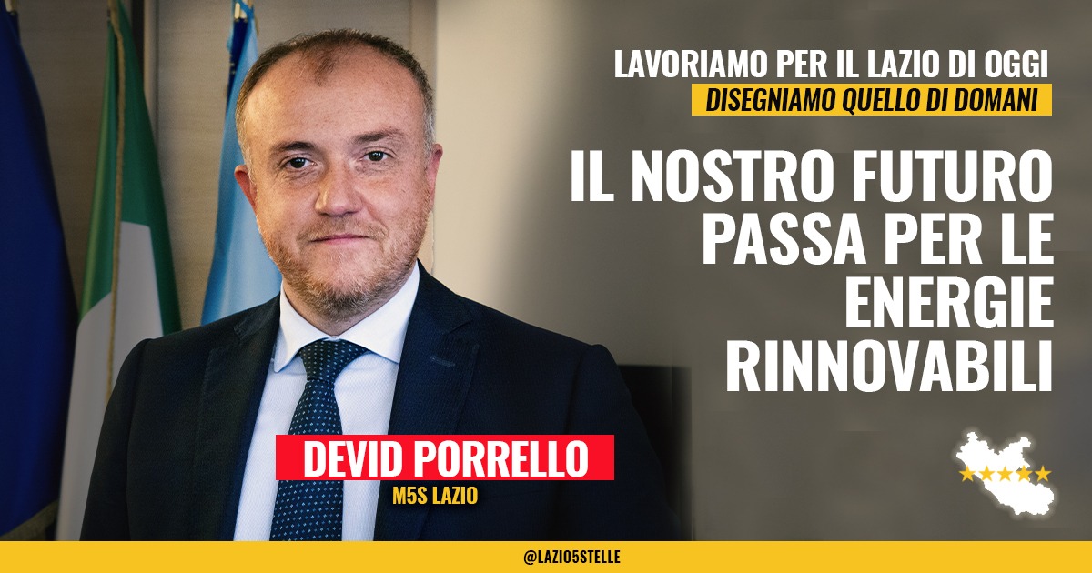 M5SLazio's tweet photo. 🌱#idrogeno verde e #trasporto pubblico, il nostro futuro passa dalle energie #rinnovabili

Un #GreenNewDeal per il #Lazio che metta insieme #sviluppo e #sostenibilità ambientale: ce ne parla qui @DevidPorrello, vicepresidente del @ConsiglioLazio⤵️ 

https://t.co/YUhsBsvyT7 https://t.co/QMfvJJhnAz
