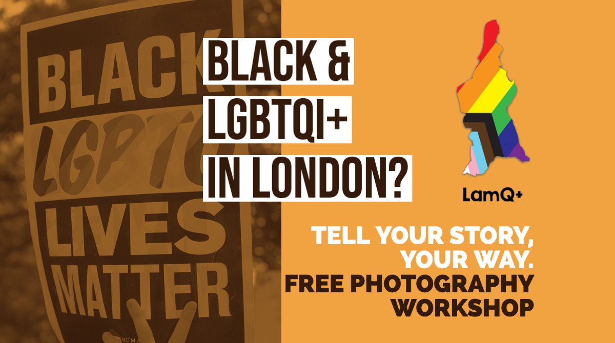 Black, LGBTQI+ in London? Get free photography training and tell your story, your way. 
Applications close this week - Sign up now:
bit.ly/lamq_photovoice

<a href="/LondonMetUni/">London Met Uni</a> project with <a href="/BlackThrive/">Black Thrive Global</a> <a href="/BlkOutUK/">BLKOUT_UK</a> <a href="/LambethLinks/">Lambeth Links</a> <a href="/lambeth_council/">Lambeth Council</a> @OpeningDoorsLdn