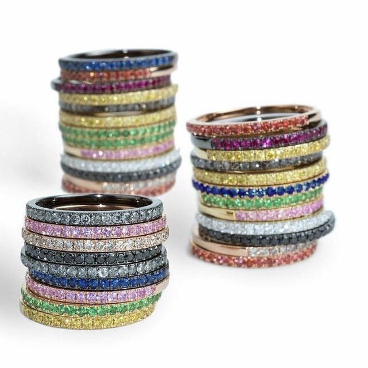 18ct #gold #stackingrings in fancy colours of #diamonds and #sapphire

Please DM me or pop in and try them on. We are open Mon-Sat, from 9.30-5.30

#jewellery #shopping on the #northcoteroad #london #sw11