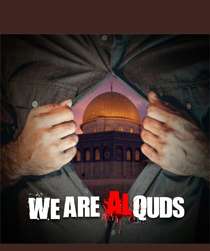 Ya Allah protect our Palestinian brothers and sisters.
  May Allah destroy the Israeli terrorists... 
#WeAreAlQuds