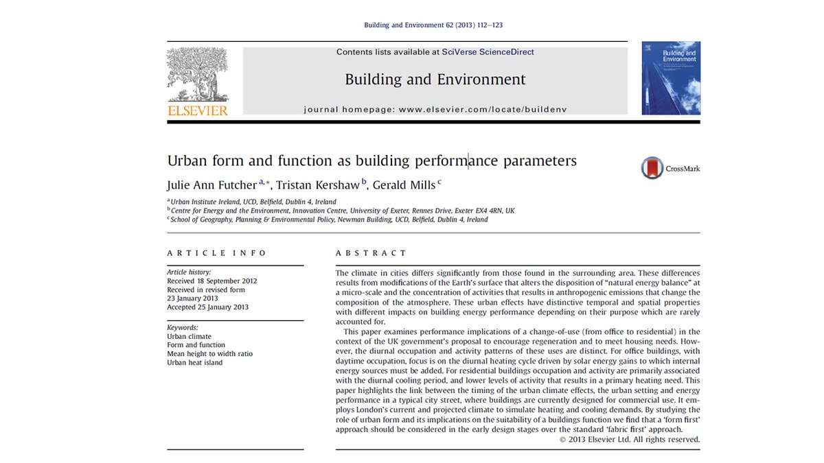 juliefutcher's tweet photo. We investigated the #UrbanClimate Rules when buildings undergo a change of use from office to residence in the @CityofLondon Our results show due to its location @ the thermal centre of the nocturnal #UrbanHeatIsland the daytime office function is the right function for that area https://t.co/SEi4lgz9Gn