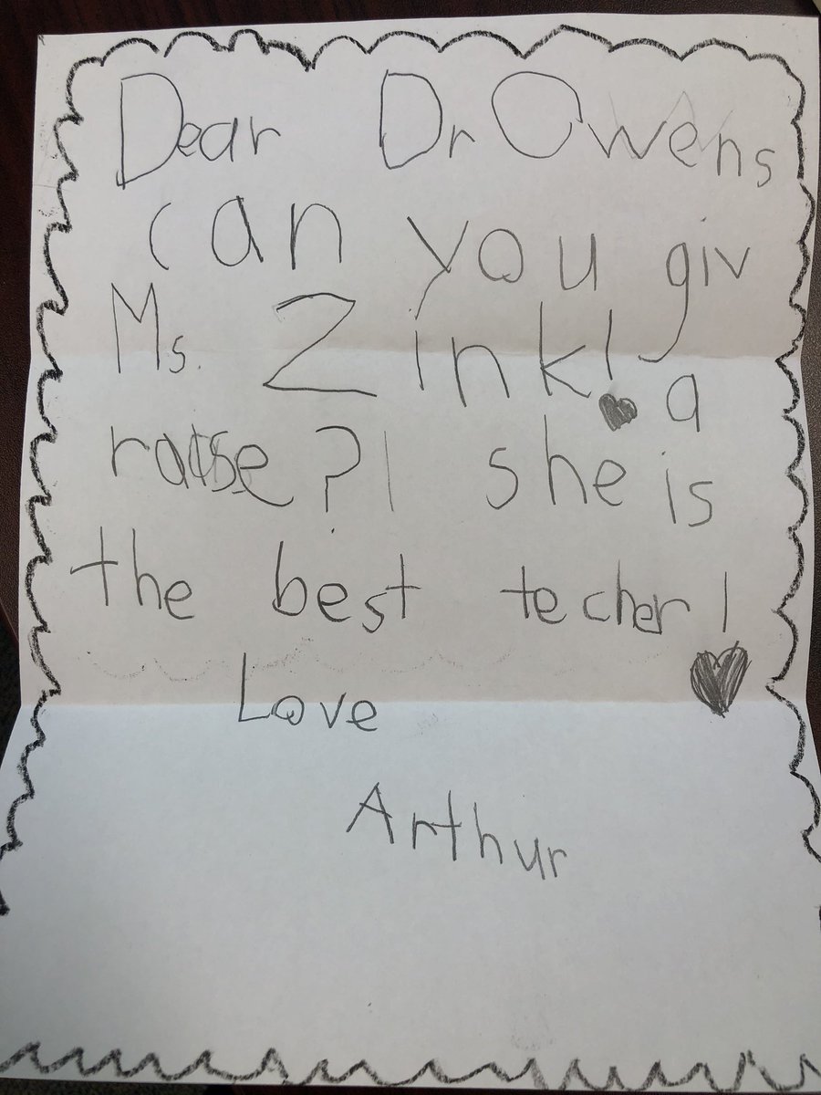 IHPrimary's tweet image. Our BVA students dropped by and a friend had a note for me. There really is nothing like the love for your first teacher virtual or in person #IHPromise #BetterTogether #BeBrave