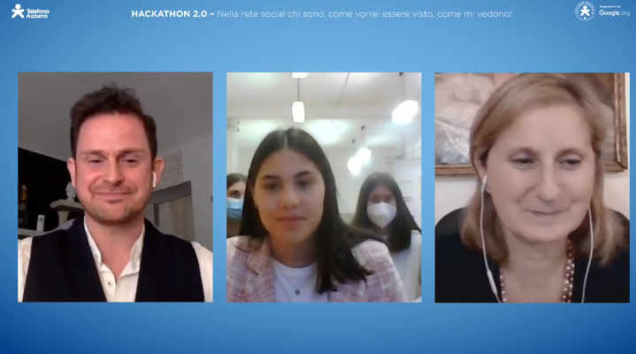 👉 #Hackathon 2.0 

Le studentesse e gli studenti rivolgono le loro domande sul rapporto scuola-#digitale agli esperti:
➡️ Salvatore Ciro Conte, #TelefonoAzzurro
➡️ <a href="/guidoscorza/">Guido Scorza</a> <a href="/GPDP_IT/">Garante Privacy</a>
➡️ <a href="/danielebarca/">daniele barca</a>
➡️ <a href="/benassigabriele/">gabriele benassi</a>
➡️ @ProfDigitale
➡️ Cristiana Pivetta