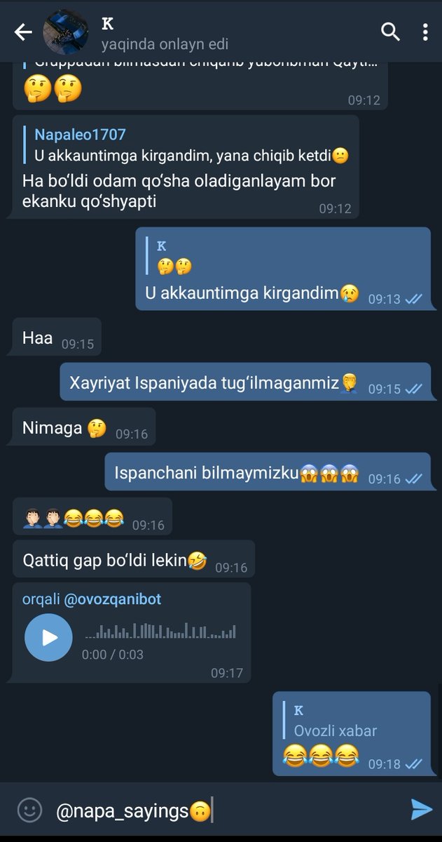 Biroz kayfiyat ulashgim keldi🙂