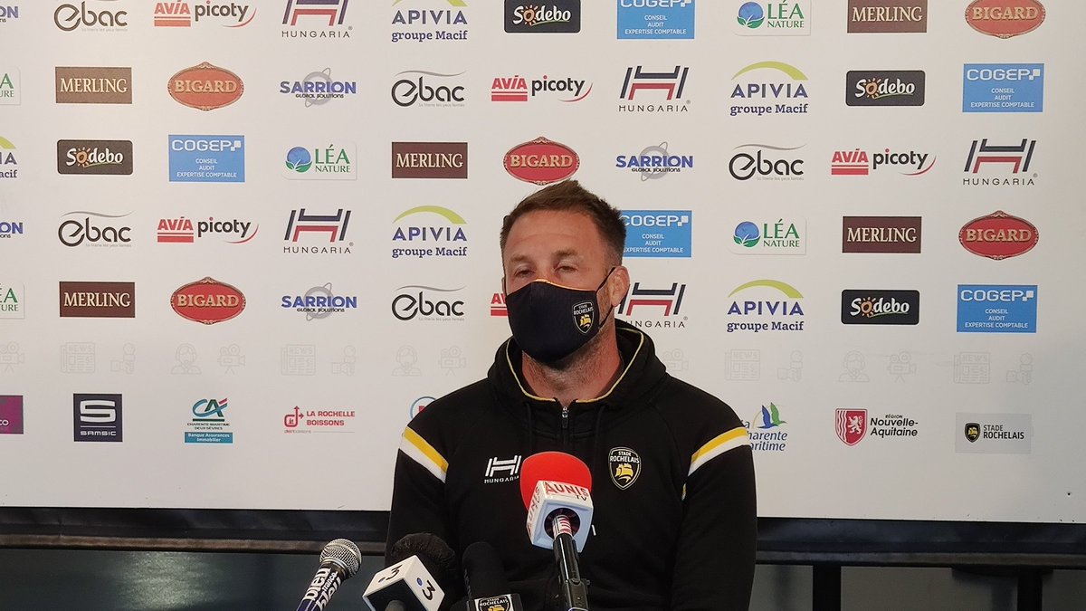 "Pour bien connaître les jeunes, que je suis depuis plusieurs années, je n'ai pas été surpris de la copie qu'ils ont rendu mardi soir. On est très fiers d'eux" #SRSUA #Top14 #FievreSR 🔥