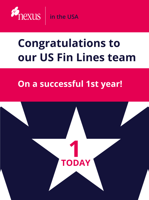 Nexus_uw's tweet photo. Congratulations to our US Financial Lines team on their recent 1-year anniversary! Thanks to the tremendous effort by the team and the support of our broker partners, the team has grown to include 12 underwriting staff, have had more than 20,000 new business submissions. https://t.co/V8mxhExU8G