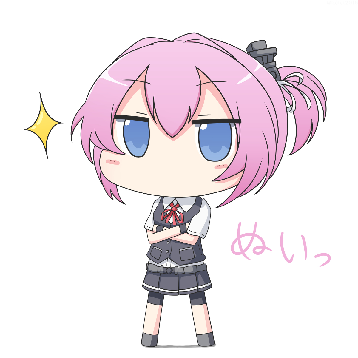艦これ ちび不知火 艦これ 艦隊これくしょん 不知火 不知火改二 ちびキャラ リレット Skeb Pixivリクエスト募集中のイラスト