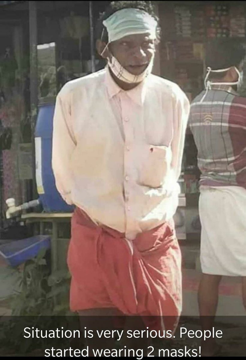 kavitha129's tweet image. #MaskPodu #DoubleMasking 
அடேய் மூக்குல ரெண்டு பஞ்சு வச்சுக்கலையா