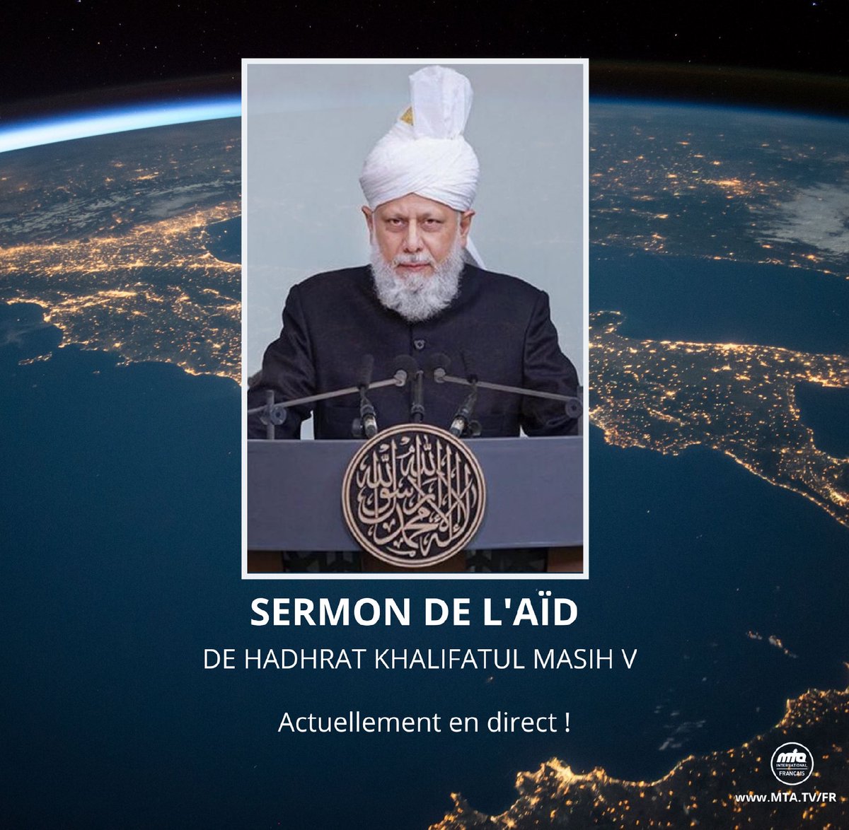 Le sermon de l'Eïd actuellement en direct par sa sainteté Hazrat Mirza Masroor Ahmed (aba). 

Twitter : x.com/MTAfrancais
MTA.TV/FR

#MTAi #Mta #Mtafrancais #Islam #ahmadiyya #EidMubarak