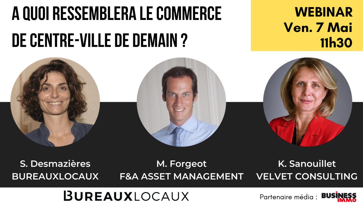 A quoi ressemblera le commerce de centre-ville de demain ?
📢💬 Le magasin de demain aura « un rôle plus complet et plus large qu’avant » nous explique Maxime Forgeot. 
Pour regarder le replay cliquer ici ➡️ hubs.ly/H0N9d_b0