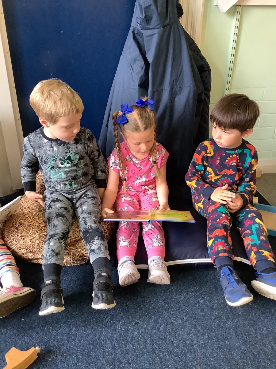 Foundation Stage enjoyed taking part in Pyjamarama Day.