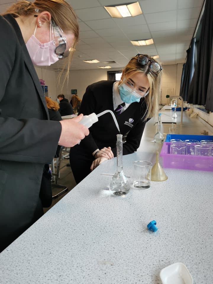 The Year 10 Triple Science group have enjoyed applying their learning this morning making Standard solutions as part of a practical on Serial Dilution. 

Well done, everyone! #SerialDilution #Science #TeamSKA