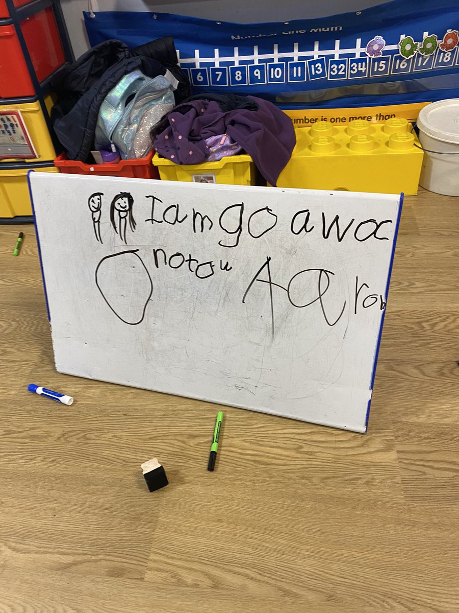 MissMcMahonLVPS's tweet photo. We’ve been busy again this week engaging in lots of writing through play #WritingForPleasure #ValueAllMarks #purposefulWriting #LVPSliteracy https://t.co/yJNXwcaQuq