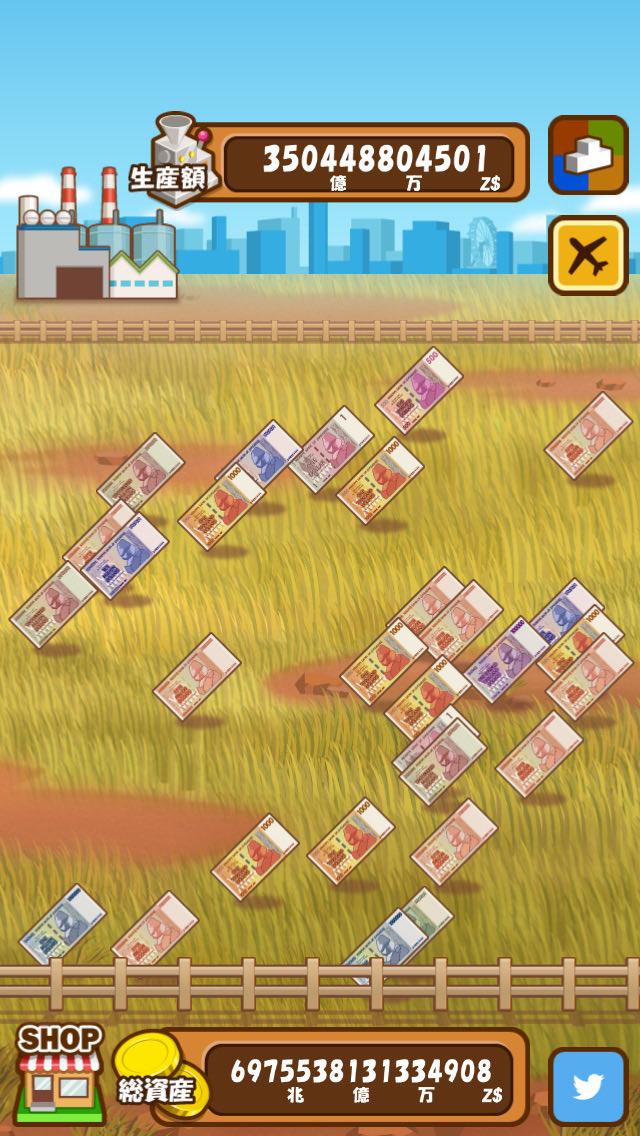 Lagus_FN's tweet photo. 総資産が6975兆5381億3133万4908ジンバブエドルになったよ。 #マネーファーム iOS版:https://t.co/qZmZUR6quF Android版:https://t.co/ER1PwVz07I https://t.co/nviCSI54za