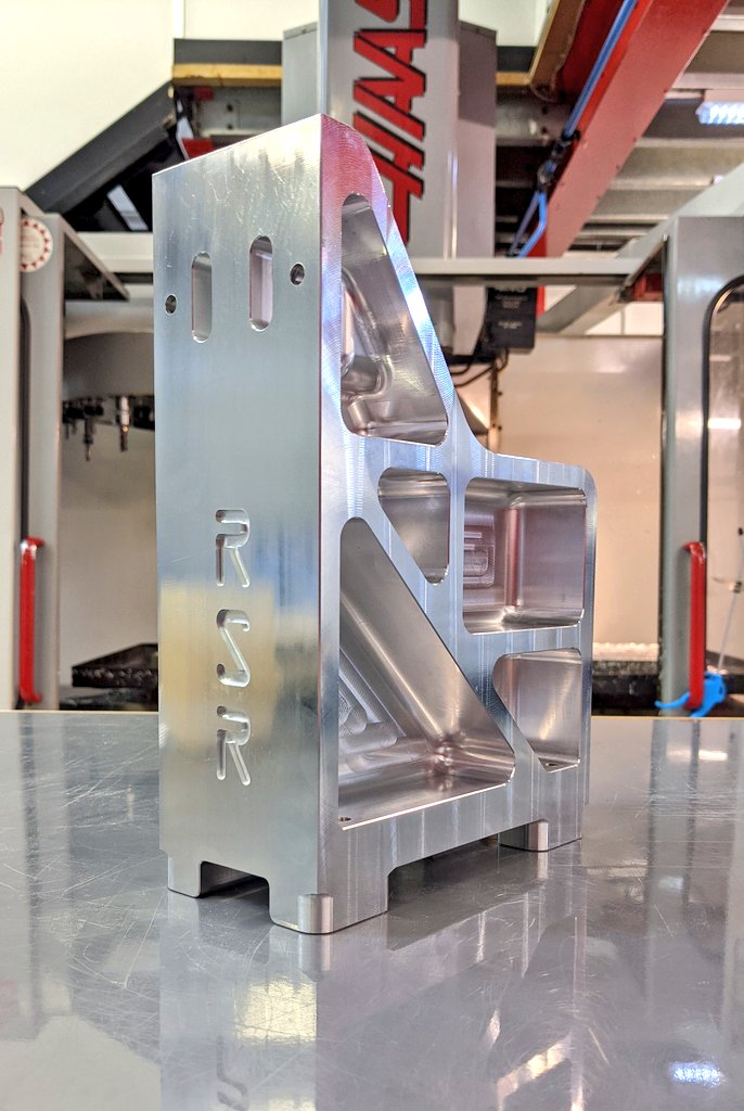 AiraTech's tweet photo. Done just in time for the weekend.
Part of the brake-test rig for @rocksolidrigs

#cncmachining #cncporn #cncmilling #haascnc #simulator #racing #formula1 https://t.co/FIQzfmwbXR